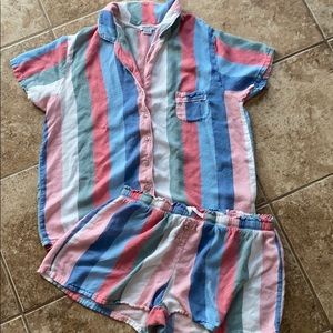 Striped pj set